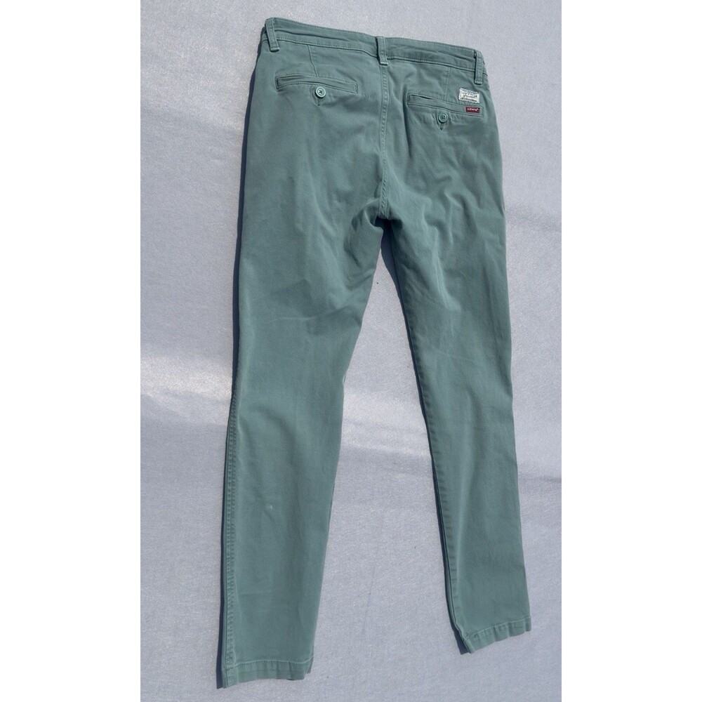 Levi's XX‎ Chino Slim Taper Pants Sage Green Men's W29 L32 - Picture 6 of 16
